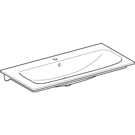 122255000 Встраиваемая раковина Geberit Renova Plan Geberit  - Вид №10