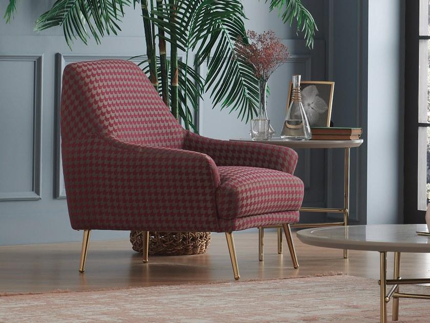 Enza Home Кресло из ткани с подлокотниками Astoria sun-id-1369992 - Вид №6