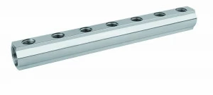 Carlo Poletti C3901012T Коллектор сборный с расходомерами. 6 ответвлений, межосевое расстояние 50 мм, 0-6 л/мин.