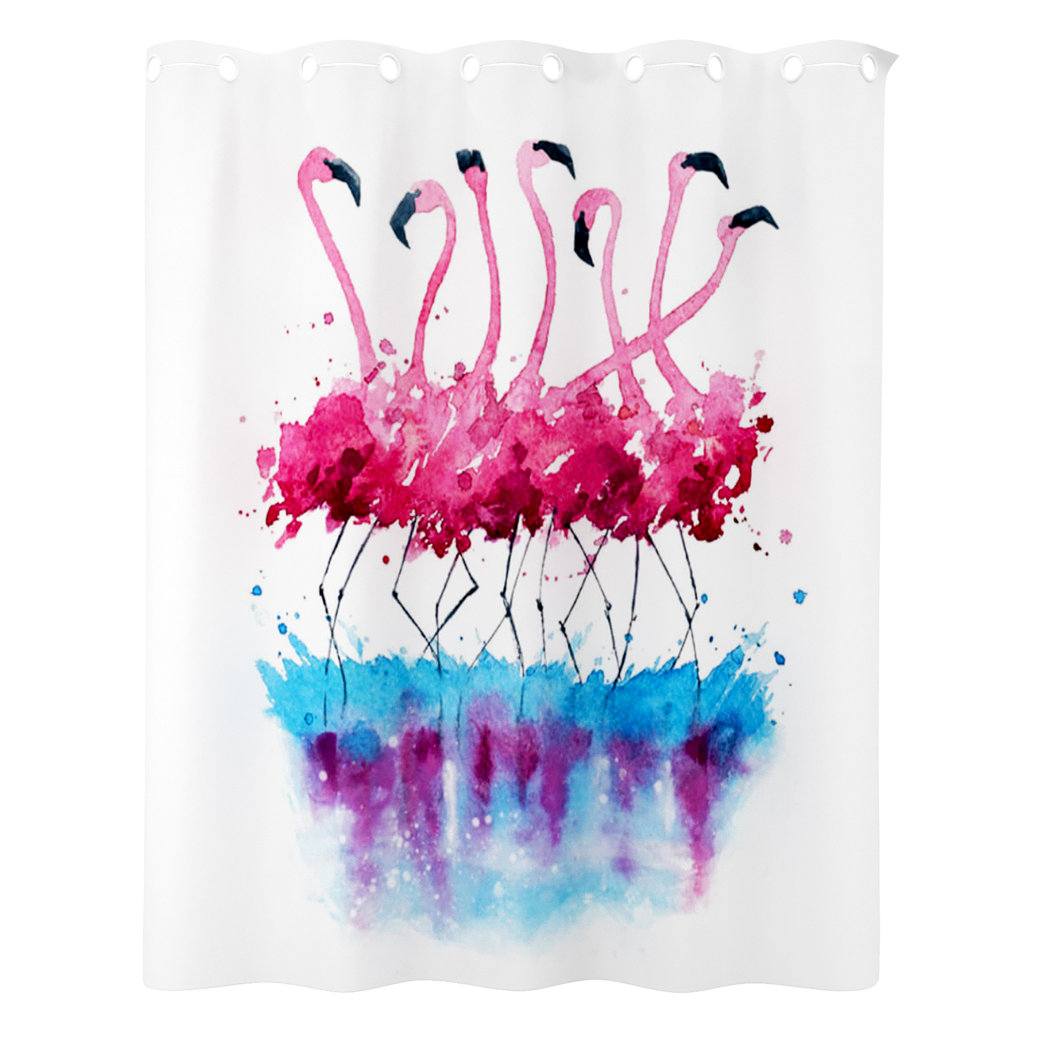 SC-81102 Lossa Шторка для ванной WasserKRAFT  - Вид №1