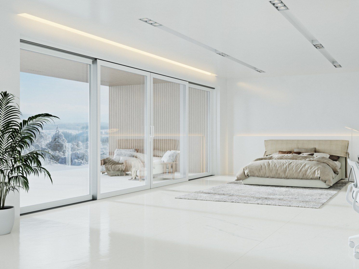 Дверь-окно с тройным остеклением Oknoplast ПВХ ARCH-00111961 - Вид №1