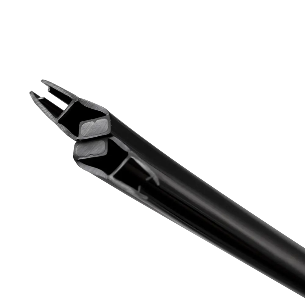 Уплотнитель для душевой кабины магнитный KONSENSA ПВХ 4мм черный Без серии STLM-2152147