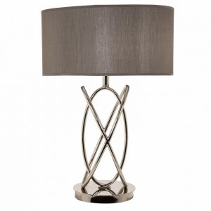 Настольная лампа Lina от RVAstley 5502 RVASTLEY ИНТЕРЬЕРНЫЕ 061729 Бежевый;хром