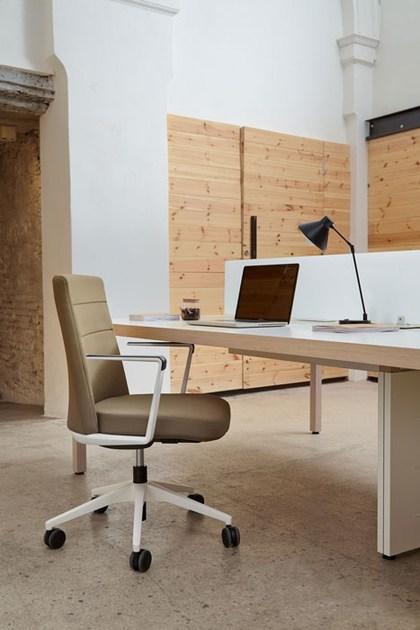 ACTIU Регулируемое по высоте офисное кресло с 5 спицами и колесами sun-id-1465237 - Вид №5