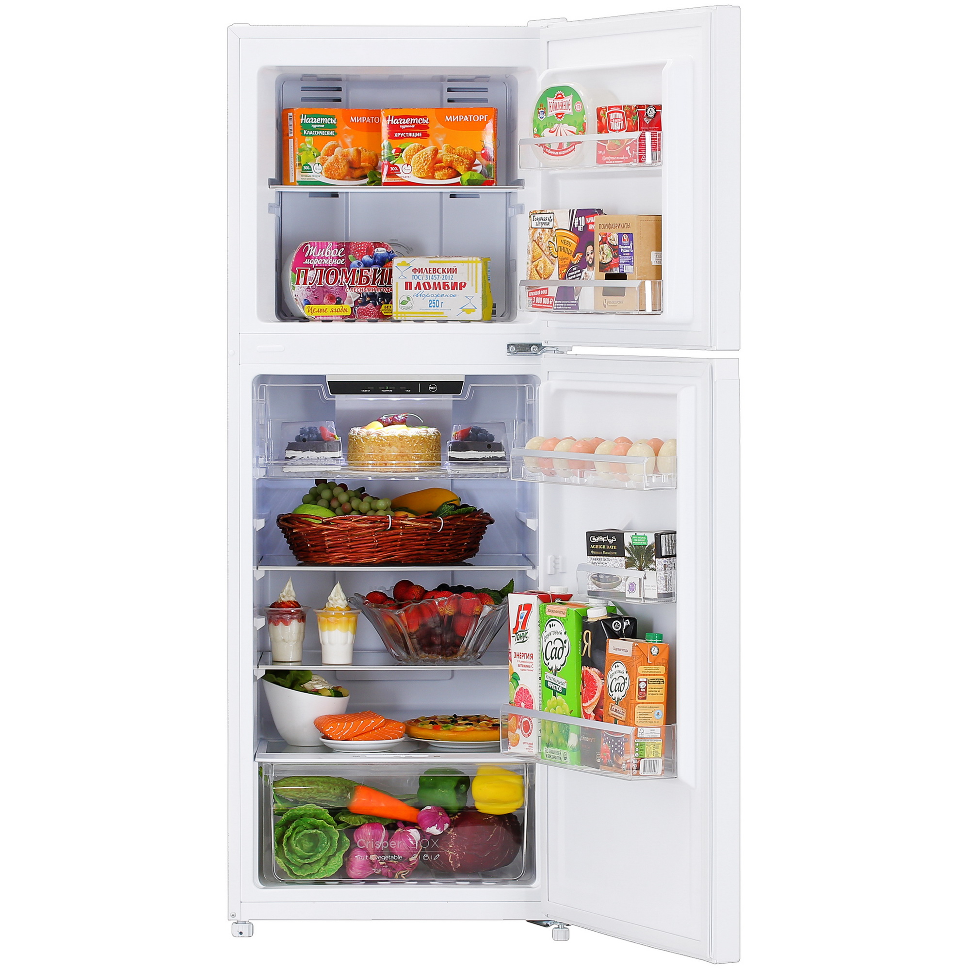 5405448 Холодильник с морозильником   DEXP T4-21AMG белый STDN-0017129 - Вид №5