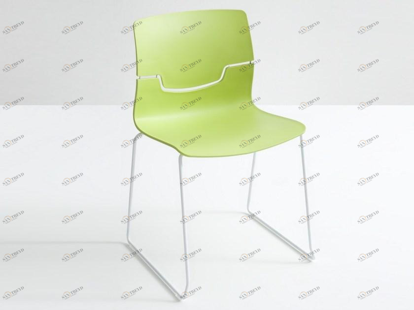 GABER Стул из полипропилена, штабелируемый салазками Slot sun-id-1428179