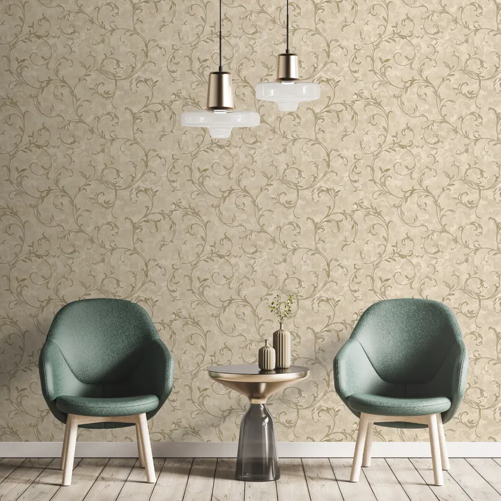 Обои флизелиновые Emporio бежевые 1.06 м CS60191 Santreyd STLM-2042600 - Вид №2