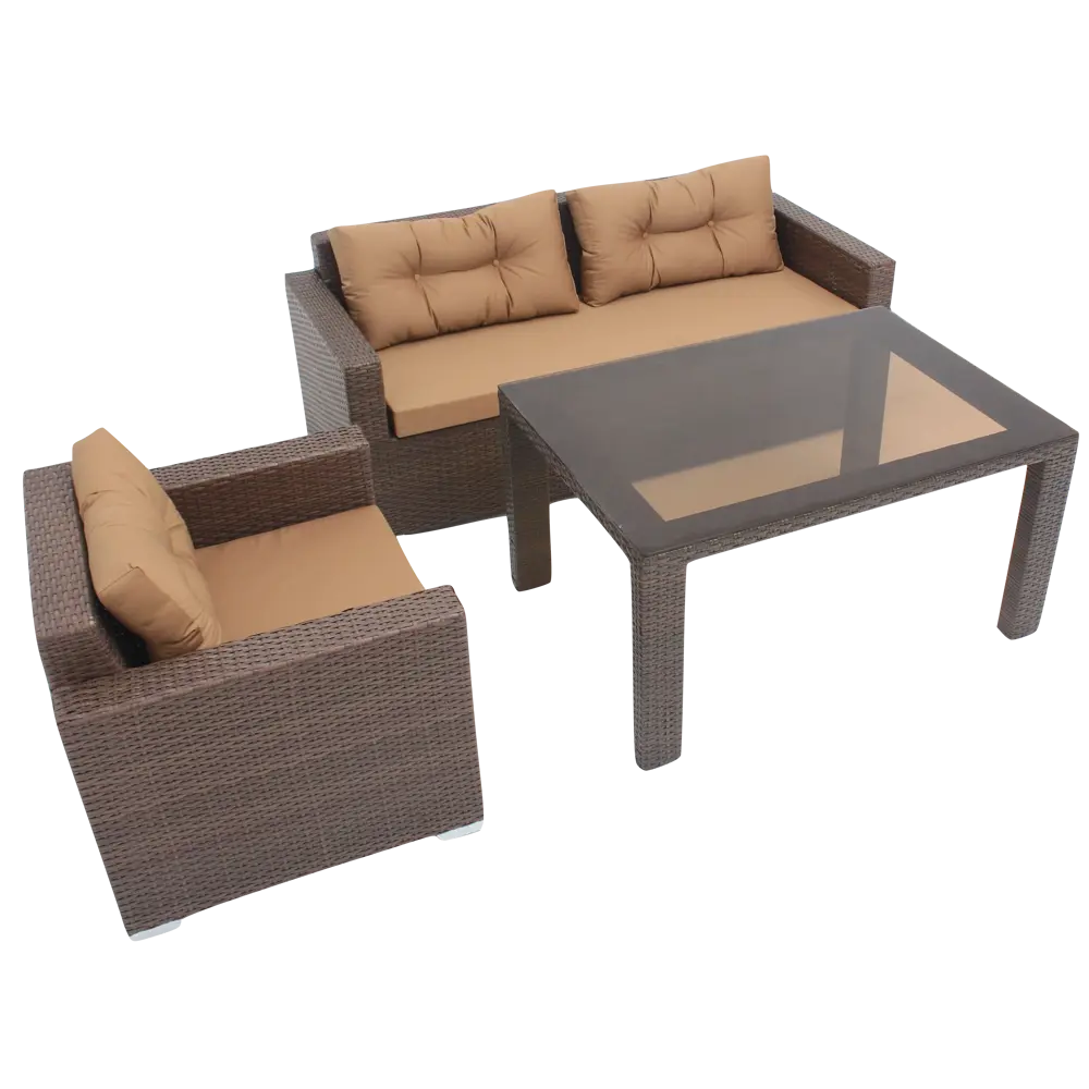 Кресло садовое Lavantera 85x77x85 см искусственный ротанг цвет коричневый 85023290 STLM-2021595 Santreyd  - Вид №6