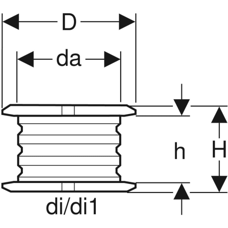 604.702.00.1 Колодка для хомута Geberit Geberit  - Вид №3