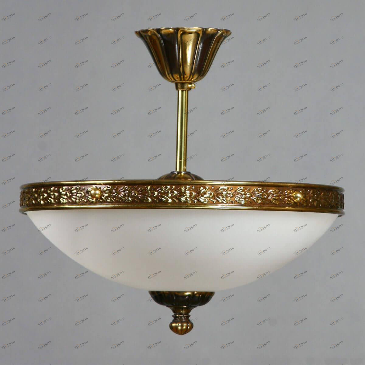 Потолочный светильник на ножке белый Toledo 02155/35 PL PB AMBIENTE TOLEDO 00-3890349 Белый;латунь