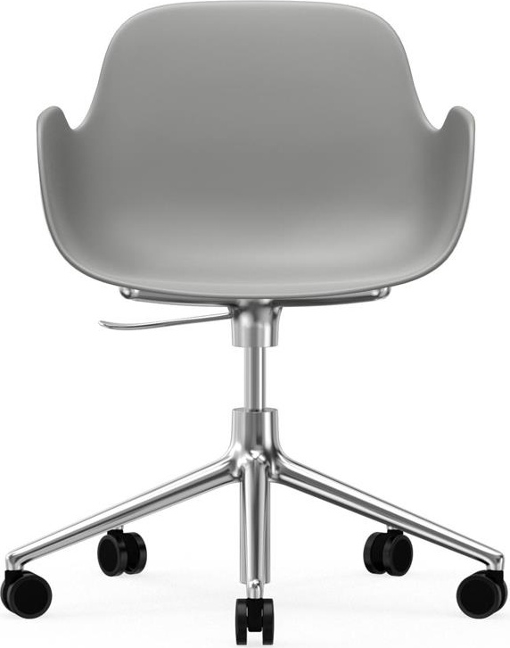 606141 Кресло Swivel 5W Gaslift Alu Grey Normann Copenhagen Form - Вид №1