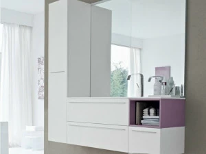 Ideagroup Тумба под умывальник с дверцами с ящиками My fly evo