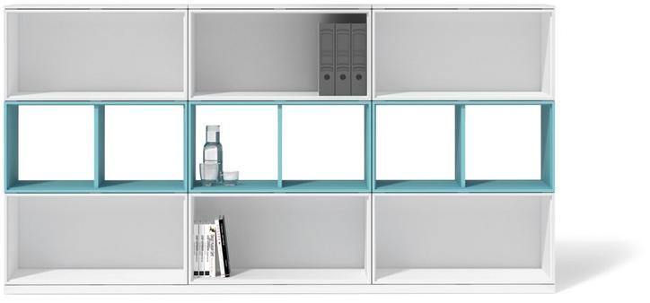 Bralco Офисный модульный деревянный шкаф отдельно стоящий Ubi evo sun-id-1498283 - Вид №1