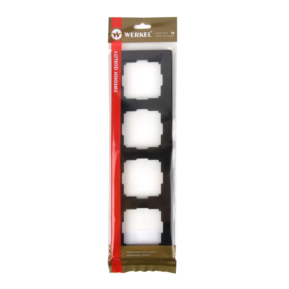 Рамка Werkel Acrylic для розеток и выключателей — парящий акрил в чёрном исполнении 86884241 STLM-0072321 - Вид №3