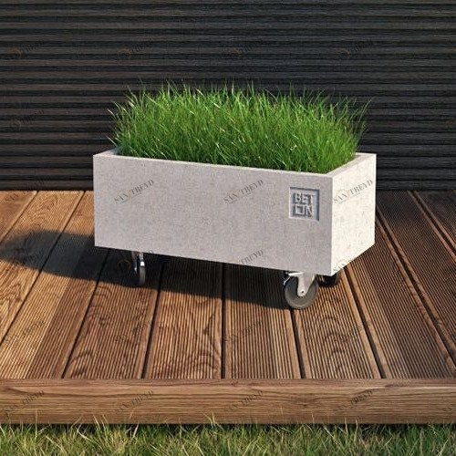 BetOn Горшок цветочный на колесах 300*600 ГОРШКИ ИЗ ФИБРОБЕТОНА CP103В