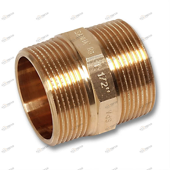 252212R SANHA 522 ниппель, латунь 1/2 мм 