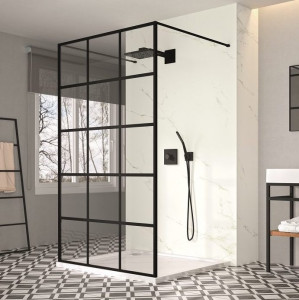 Душевая перегородка BLKFSWCTL120D Merlyn Black Черный