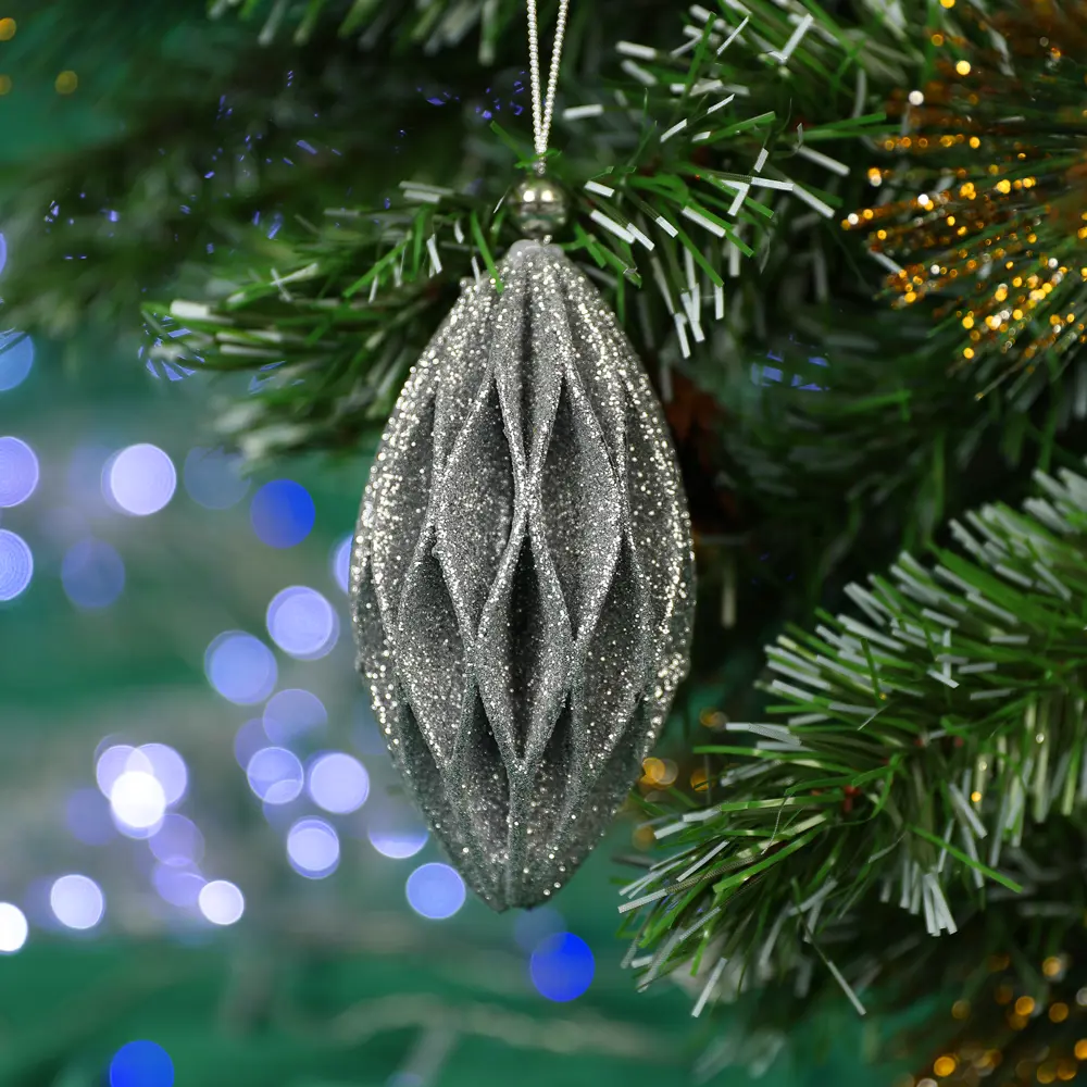 89377728 Новогоднее украшение Фонарик JM241932-2 серебристый STLM-1408972 Santreyd 