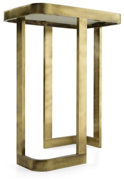 MARIONI Низкий прямоугольный журнальный столик из мрамора Jean 02732a/m - 02732/c - Вид №2