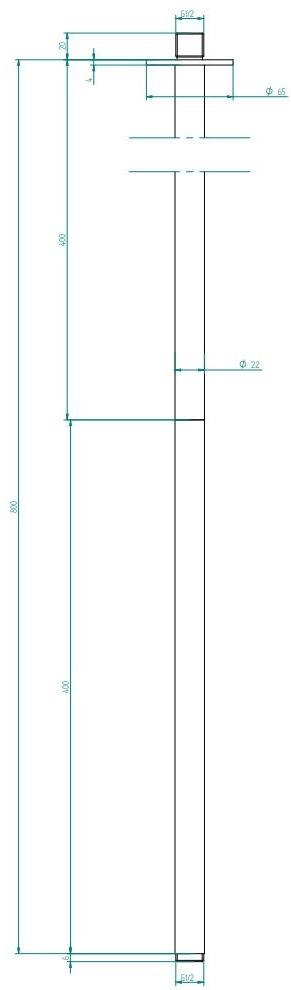 ZAZZERI Потолочная лейка душа из нержавеющей стали Z316 sun-id-1378060 - Вид №9