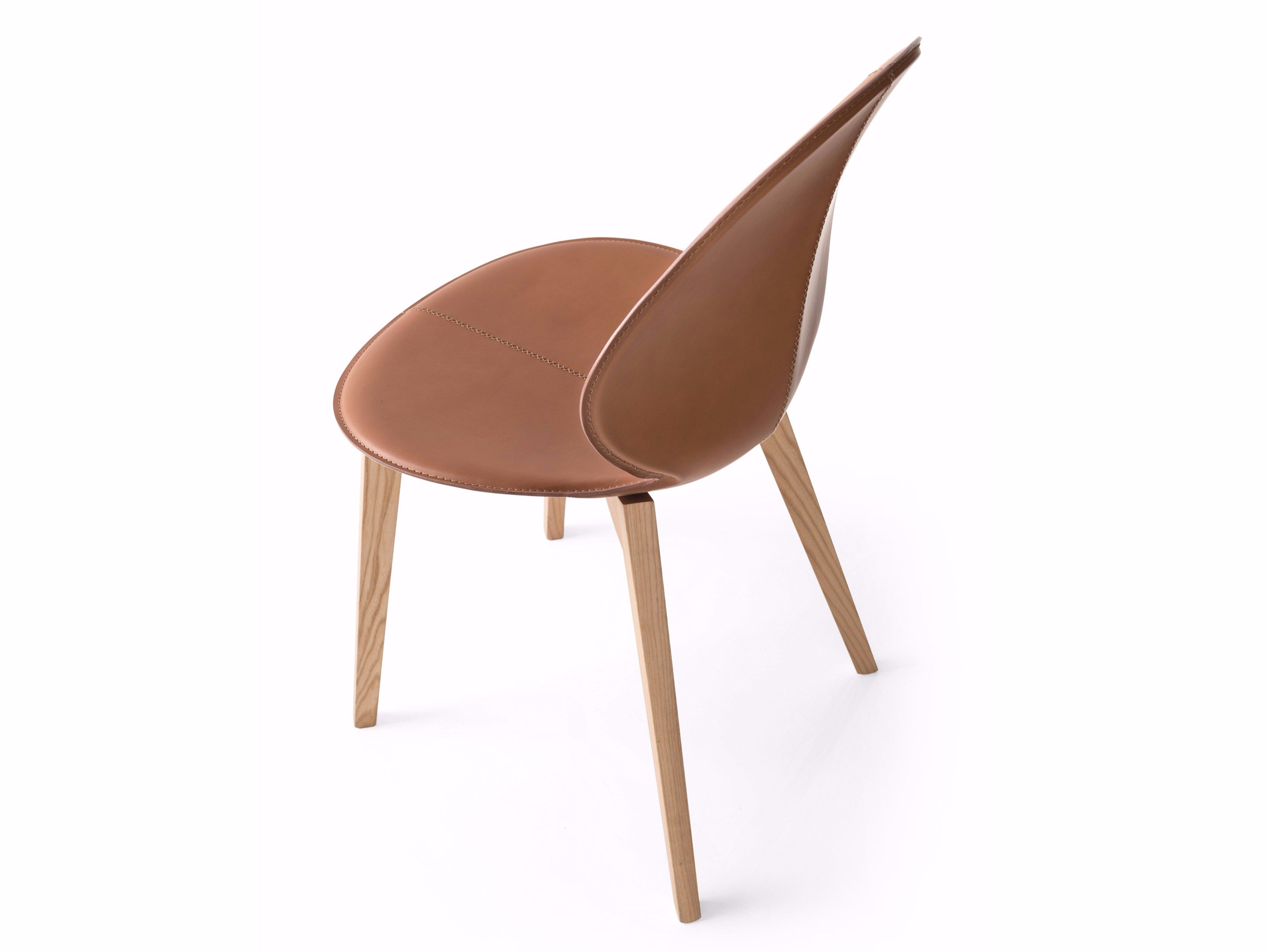 Кожаный мягкий стул Calligaris Basil ARCH-00145957 - Вид №1