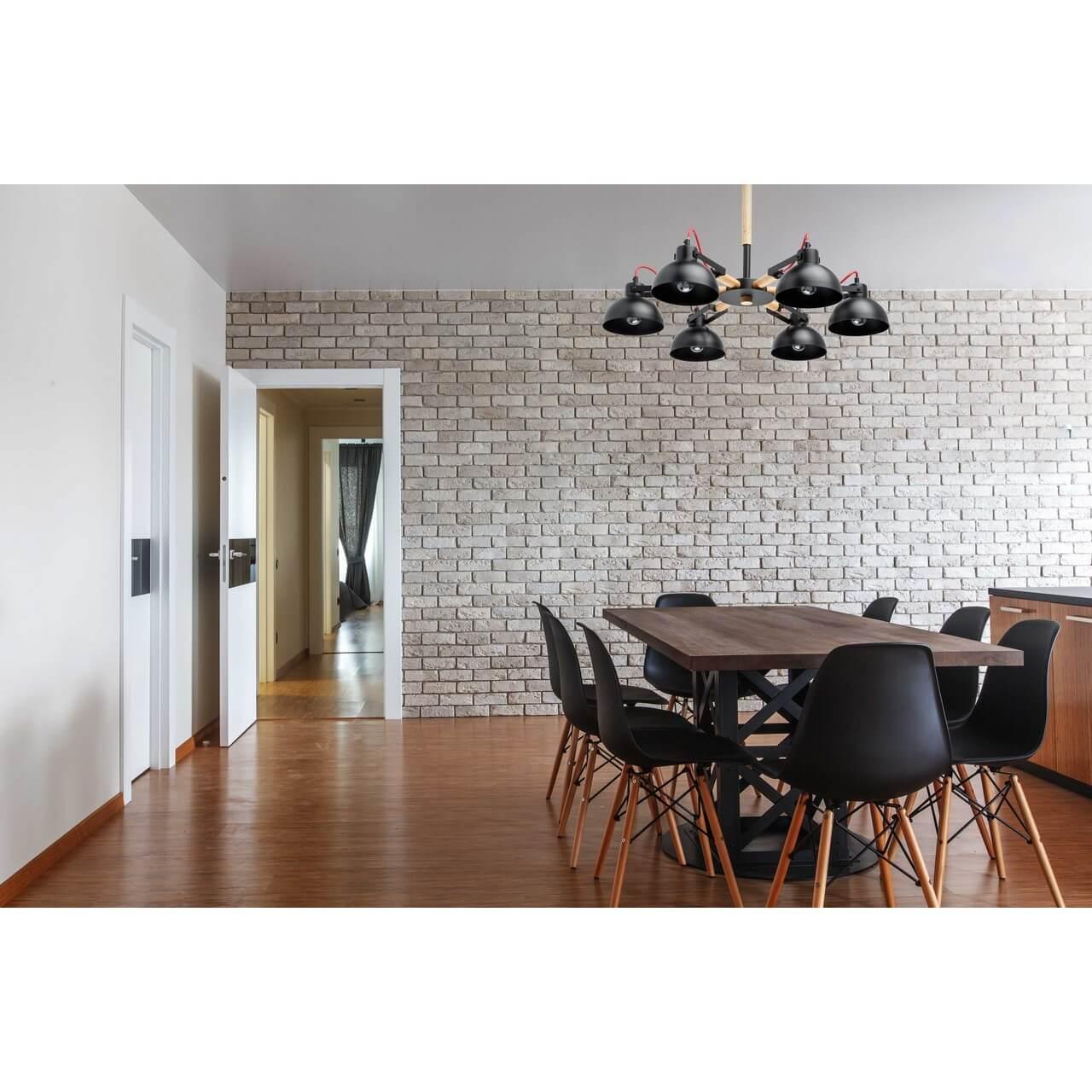 Потолочная люстра MW-Light Форест 3 693010706 MW-LIGHT ДИЗАЙНЕРСКИЕ, ФОРЕСТ 184226 Черный  - Вид №1