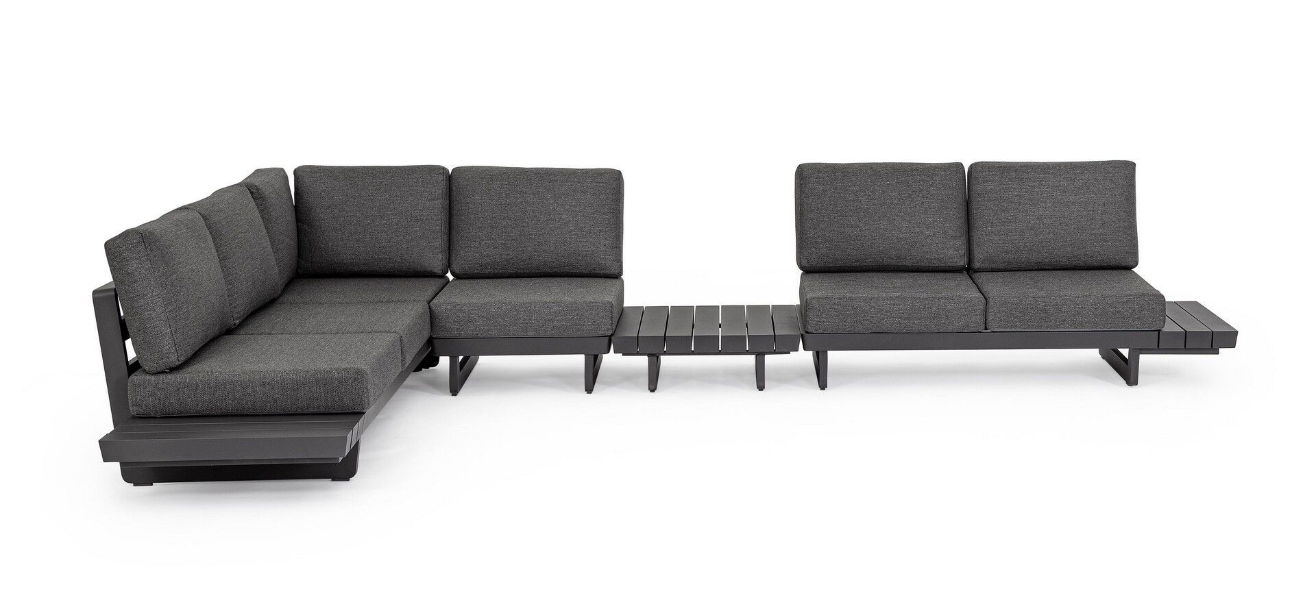 Угловой садовый диван из ткани BIZZOTTO Infinity ARCH-00091397 - Вид №46