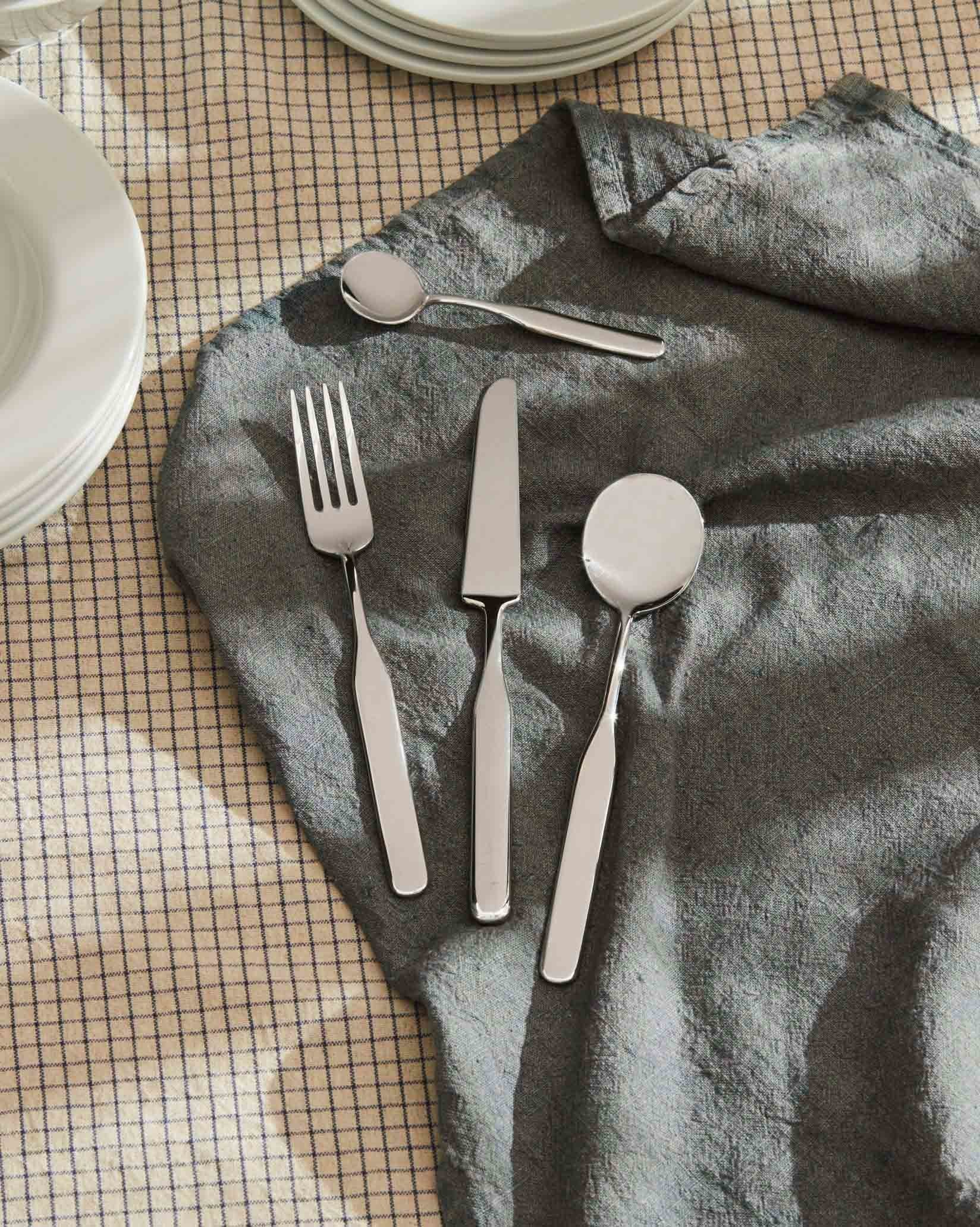 Столовая ложка. 6 предметов Alessi с высоким воротником Collo-alto IS02/1 - Вид №1