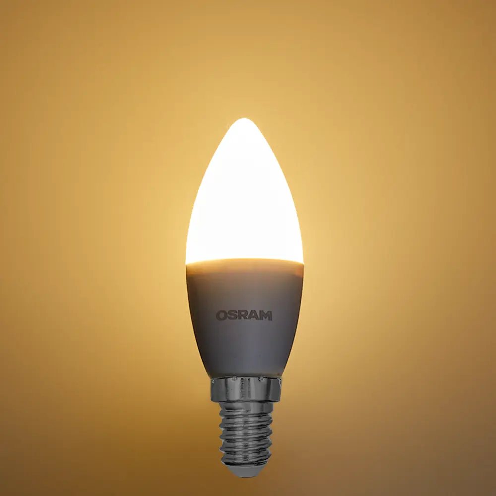 Лампа светодиодная Osram свеча 9Вт 806Лм E14 теплый белый свет STLM-2109956 - Вид №2