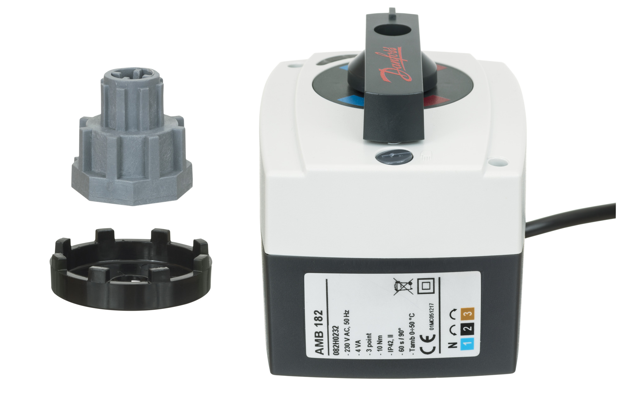 Danfoss Электроприводы серии AMВ для поворотных регулирующих клапанов AMB 182, привод, 24В,импульсный, 60 с, К 082H0235  - Вид №24