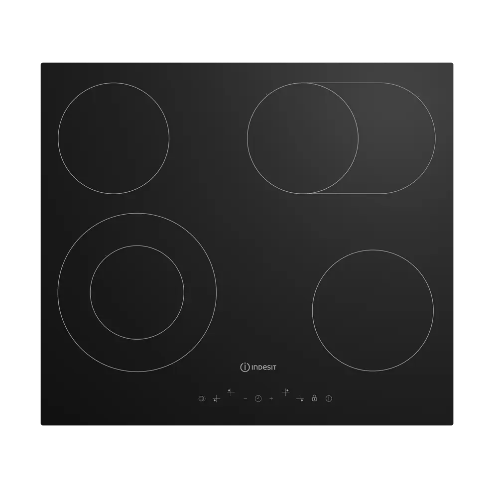 Электрическая варочная панель Indesit IRT 660 58x51 см 4 конфорки цвет черный 89376457 STLM-2168922  - Вид №1