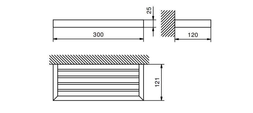 Полка для ванной Fantini Rubinetti Линия Аксессуаров ARCH-00034625 - Вид №2
