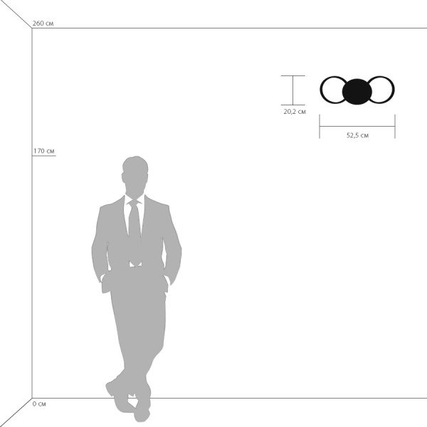 Бра Lightstar Breve 749622 LIGHTSTAR ОРИГИНАЛЬНЫЕ 109456 Белый  - Вид №1