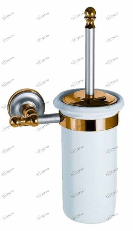 Ершик для туалета MIGLIORE Mirella ML.MRL-M065.CRDO - хром/золото 