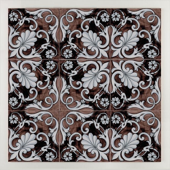 Пол / покрытие ручной работы La Riggiola черный и белый ARCH-00030654 - Вид №1