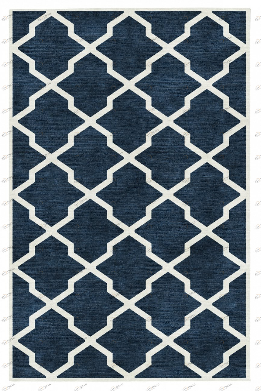 Ковер Square Blue 200x280 DOLLY CAPRETS ДИЗАЙНЕРСКИЕ, TRELLIS 155625 Синий 