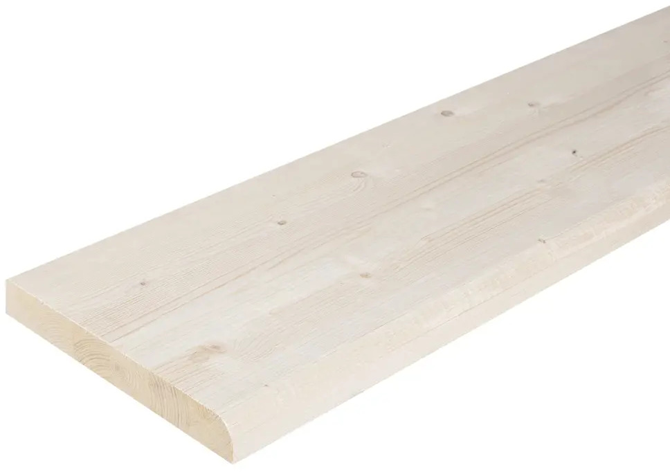 Подоконная доска Santreyd из натуральной хвои 40x300x1500 мм 16898311