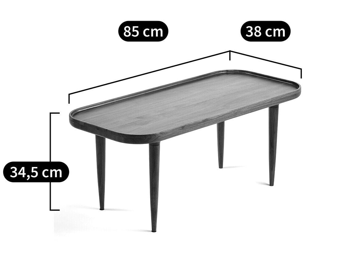 Прямоугольный журнальный столик из грецкого ореха AMPM MAGOSIA ARCH-00061983 - Вид №12