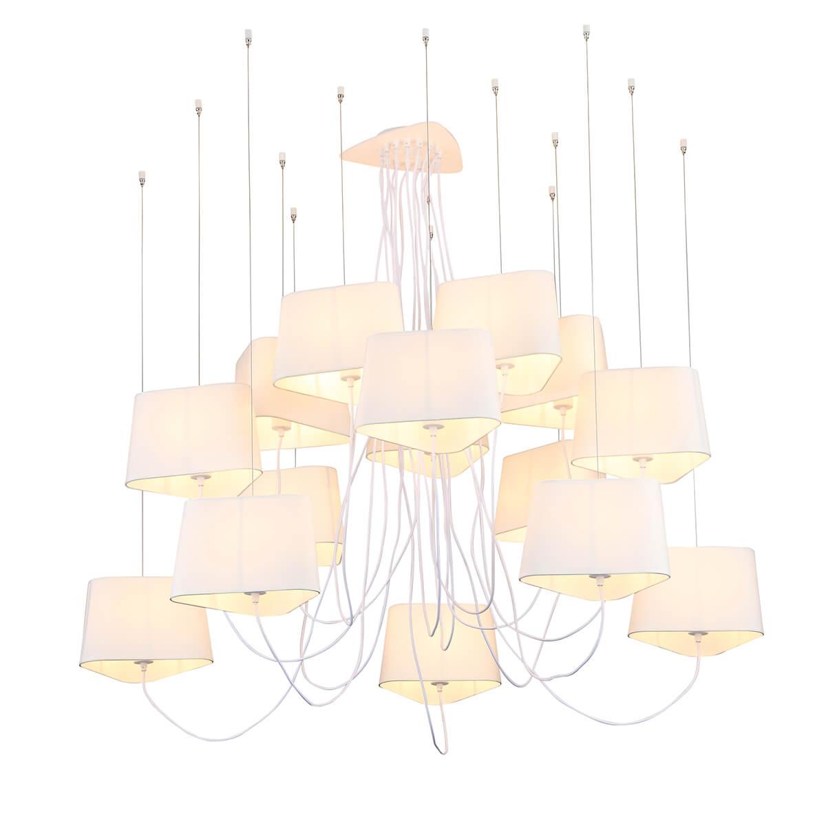 Люстра подвесная белая 15 ламп ST Luce Ambrela SL1110.503.15 ST LUCE ДИЗАЙНЕРСКИЕ, AMBRELA 00-3834380 Белый  - Вид №2