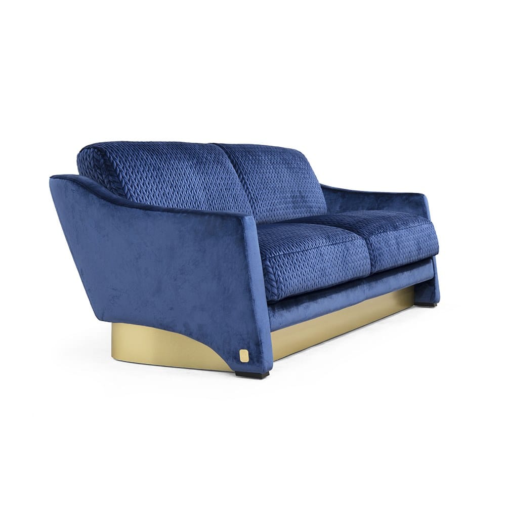 3-местный бархатный диван Formitalia Muzio ARCH-00139035