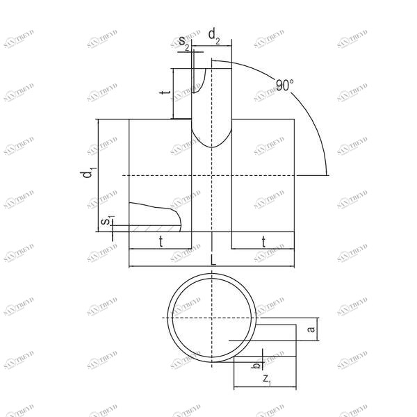 SANIT 682409 Простые питатели с sohlgleichen, снижение ветви 90 ° (фитинги) сопла 