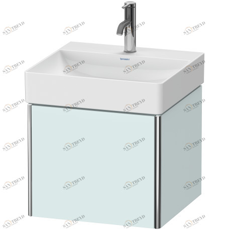 XS405900909 XSquare Тумбочка подвесная Светло-голубой матовый декор Duravit