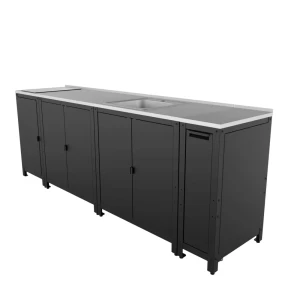 91770207 Комплект для варочной панели Домашний Veranda сталь 58x249x92 см STLM-1379529