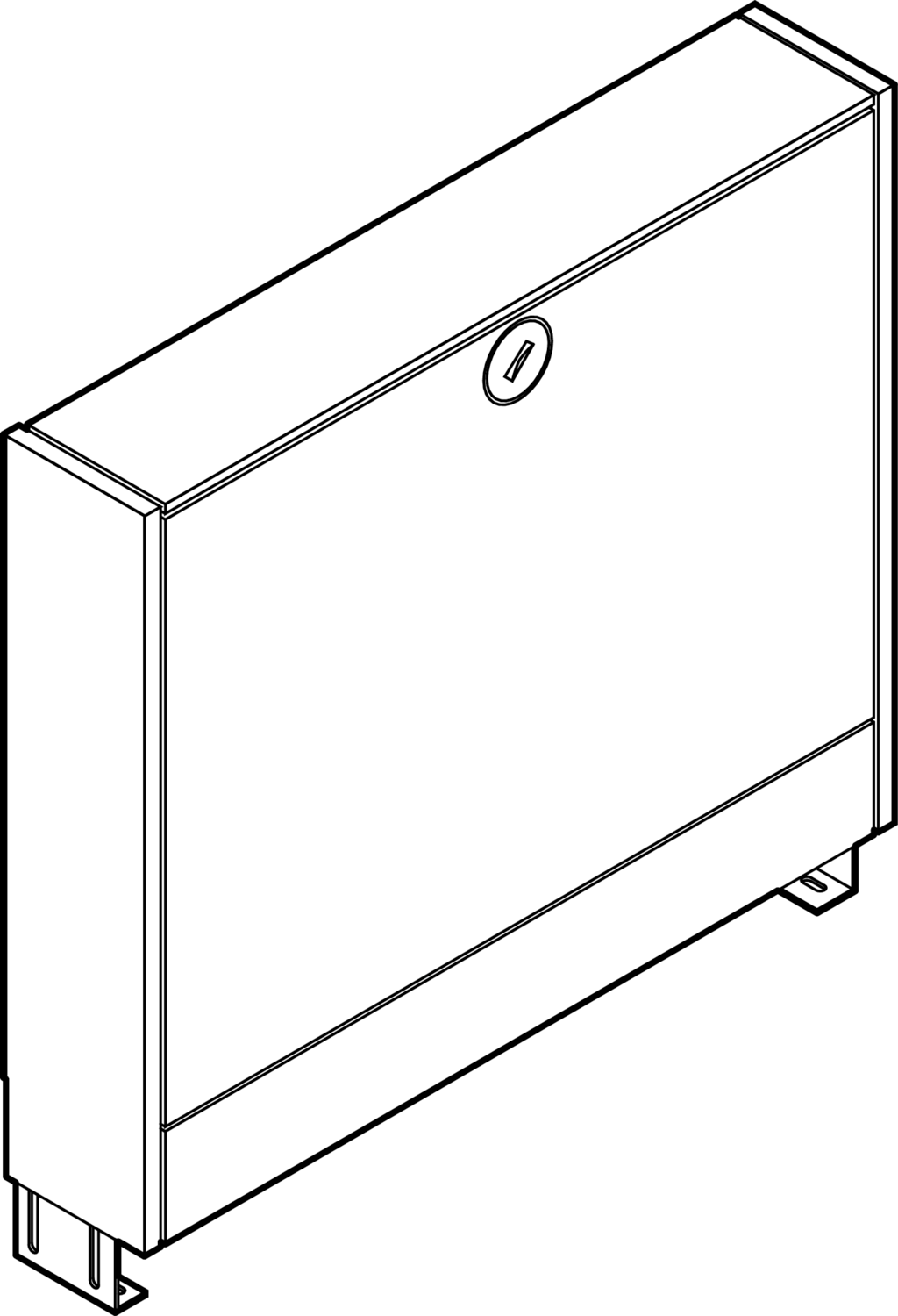 Viega Коллекторный шкаф для открытого монтажа 1294.1 (610340) 610 340 - Вид №1