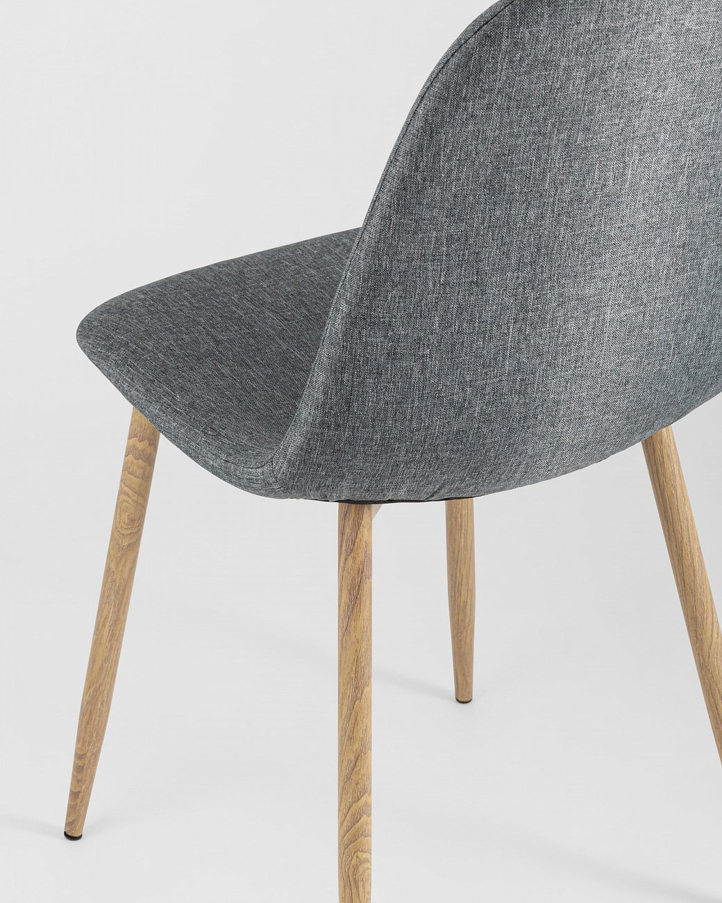 Стул со спинкой серый из рогожки "Валенсия" STOOL GROUP ДИЗАЙНЕРСКИЕ, ИНТЕРЬЕРНЫЕ 00-3946302 Серый  - Вид №6