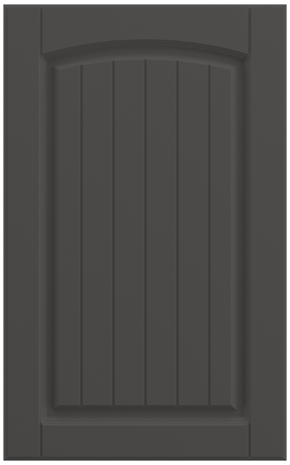 Фасады для кухни Кантри Фрезеровка «Арка сложная» Графит софттач №505 SIDAK SIST2623-48