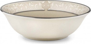 10524957 Lenox Салатник индивидуальный Lenox "Чистый жемчуг" 14см Фарфор костяной