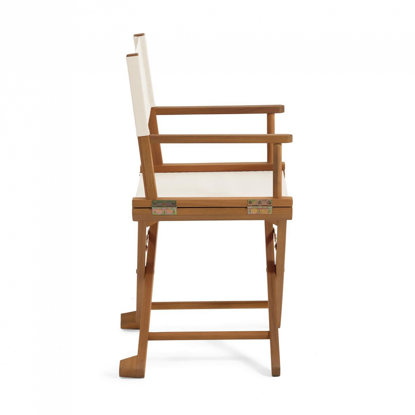 097577 Складной стул из массива акации белый La Forma Dalisa  - Вид №3