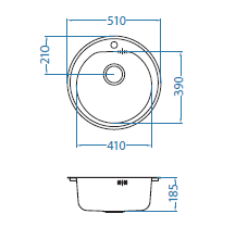 Мойка Alveus Form MONARCH 30 1070808 - Вид №1