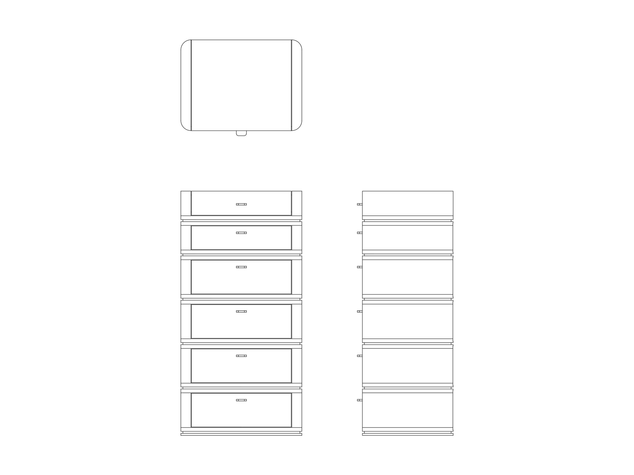 Деревянный комод Casa Magna CRIS ARCH-00016483 - Вид №1